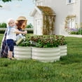 thumbnail image 3 of 2-Pack Galvanized Steel Raised Garden Beds – Durable Outdoor Planter Boxes with Open Base – Promotes Deep Root Growth – Perfect for Vegetables, Herbs, and Flowers – Easy Assembly, 3 of 7