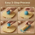thumbnail image 5 of Cake Pop Mold Set(5 Pcs) with 7.87-inch Tray, Heart Square Cloud Oval Round Cake Pop Cutter and Pusher, Baking Molds for Home Baking, Birthday Parties, Wedding Desserts, 5 of 17