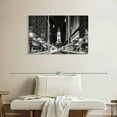 thumbnail image 2 of Elephant Stock City Hall Philadelphia Bw Wall Art - Horizontal Multi Panel Canvas - Living Room Wall Decor - Architecture Multi Panel - Black And Gray Decor By Philippe Hugonnard - 38" x 24", 2 of 8