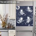 thumbnail image 5 of WOBOGO Astronaut Cat Blue Stars Magnetic Dishwasher Sticker Personalized DIY Beautiful and Practical Home Kitchen Decorations23×16in., 5 of 6