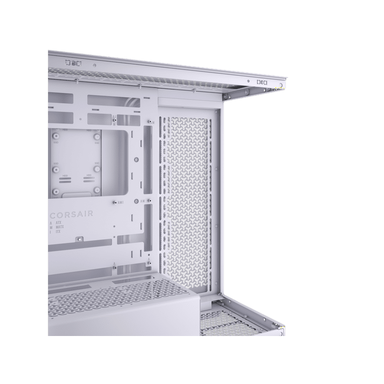 CORSAIR 3500X Tempered Glass Mid-Tower PC Case, White – No
