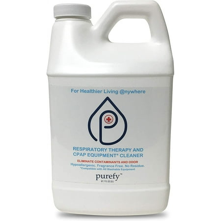 CPAP Equipment Cleaner and Pre-wash (68oz). No Rinse. No Residue. Near Odorless. Hypochlorous Technology. Unscented. Eliminate Contaminants and Odor