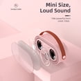 thumbnail image 2 of Mini Karaoke Machine with 2 Wireless Microphones Portable BT Speaker Rechargeable 10W HiFi LED Color, 2 of 8