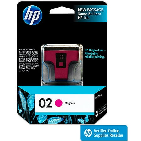 HP 02 Magenta Inkjet Cartridge (C8772WN)