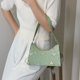 thumbnail image 5 of Bolso Mano para Mujer Con Costuras Florales Encaje 2023 Piel Sintética para Mujer (verde), 5 of 9