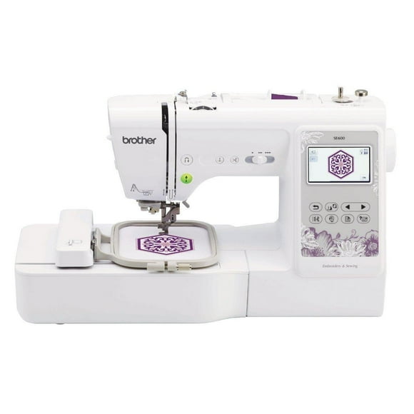 Máquina Bordadora y de coser Brother P&H SE600 Ãrea de bordado 10x10 cm 103 puntadas de costura