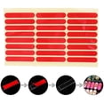 thumbnail image 3 of Double Sided Adhesive Tape 3Set Nail Art Tools Strong Sticky Waterproof Red Color for Manicure Display, 3 of 5
