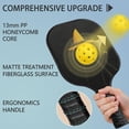 thumbnail image 2 of Pickleball Paddles Set Of 2, Fiberglass Surface, Horrible Theme, 4 Balls & Bag, 2 of 5