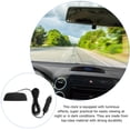 thumbnail image 3 of UPOUART 1Pcs Car Dash Clock Black Blue Font Automotive Grade Plastic Led Digital Tube Memory Battery 8.0x4.5x2.0In, 3 of 8