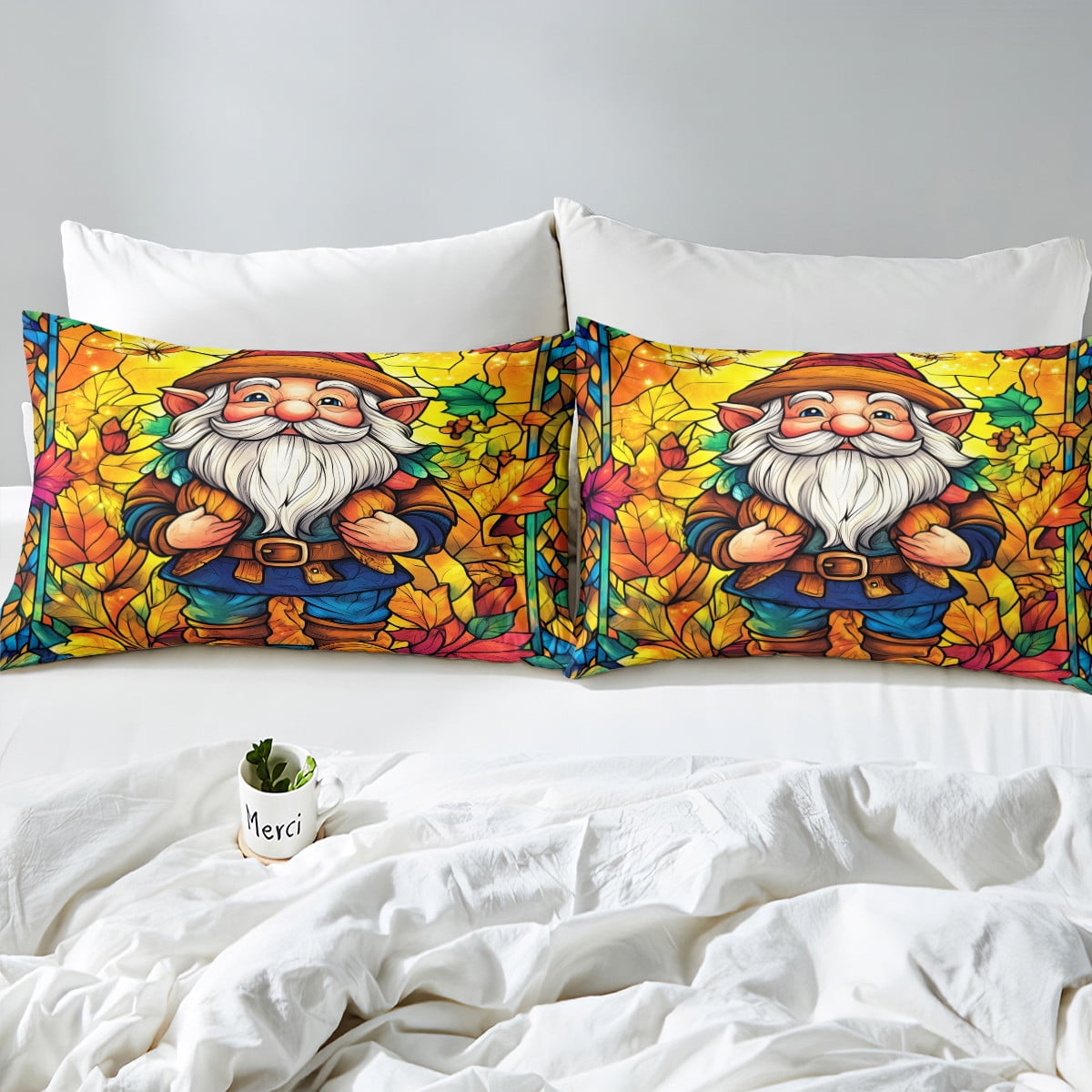 Tropical Leaf Duvet Cover Quilt Cover Bedding Set Single Double King