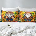 thumbnail image 3 of YST Fall Bedding Set For Home Full,Autumn Gnome Bed Sheets For Kids Adults,Rustic Farmhouse Thanksgiving Fitted Sheet Gold Abstract Maple Leaves Sheets 3 Pcs, 3 of 4