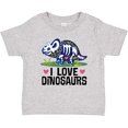 thumbnail image 3 of Inktastic Girl Dinosaur I Love Dinosaurs Girls Baby T-Shirt, 3 of 5