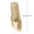 thumbnail image 2 of Unique Bargains Lace Front Wigs for Women 24" Blonde Long Straight Hair with Wig Cap, 2 of 6