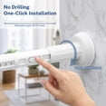 thumbnail image 7 of BORISCA One-Push Tension Curtain Rod 39-157 inch, Adjustable No Drill Heavy Duty Carbon Steel Spring Rod for Windows Bathrooms and Patios, White, 7 of 7