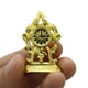 thumbnail image 1 of Reloj de pared Yotijar dorado retro de casa de muñecas, 1 of 10