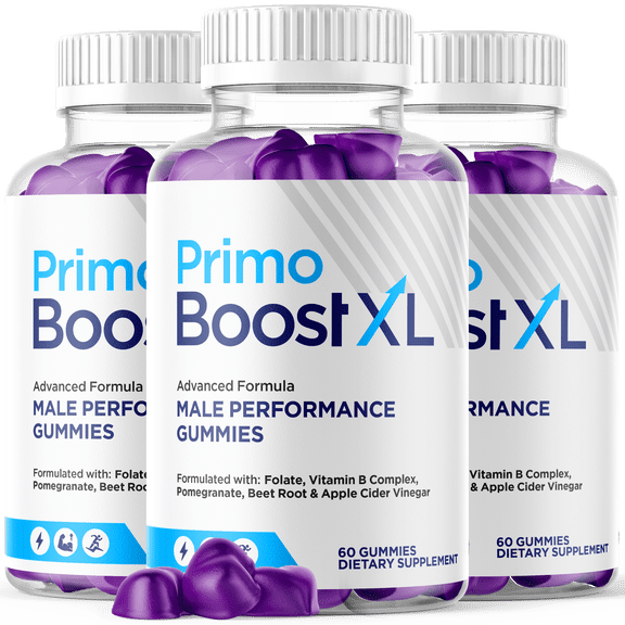 Primo Boost XL Gummies Advanced Formula All Natural Vitamin Supplement PrimoBoost XL 180 Gummies