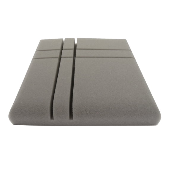 M Buder 12-Pack Acoustic Panels Soundproof Foam Wall Tiles Gray 11.81 inches / 30 cm High Density Sound Insulation