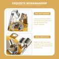thumbnail image 4 of HAMPPLIES 6pcs Guitar Jack Orange Stainless Steel Live Sound Reinforcement for Audio Engineers, 4 of 5
