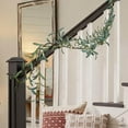 thumbnail image 5 of Guvpev Pre-lit Twinkling Tree Olive Vine, 6ft Fairy Light Olive Vine Garland with LED Lights, Pre-lit Lighted Artificial Greenery Garland with 96 LED and Timer, Fireplace, Christmas, Thanksgiving, 5 of 9
