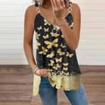 thumbnail image 1 of SMihono Hauts pour Femmes Débardeur Mode Confortable Décontracté Col en V Manches Courtes Imprimé Blouse Débardeur pour Femmes Hauts d'Été pour Femmes, 1 of 5