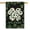 Green Polka Dots-10, variant on St. Patrick's Day Outdoor Flags Irish Garden Flag Leprechaun Hat,Shamrock Clovers Rustic Holiday Seasonal Outdoor Flags 28''×40'' Linen Vertical Double Sided Welcome Flags for Home Decor