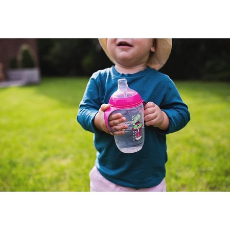 Tommee Tippee Natural Transition Soft Spout Sippy Cup, Girl – 12+ Months, 2pk