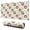 Christmas Wreath Star, variant on 31.5x15.7 Inch Gaming Mouse Pad, Non-Slip Stitched Rubber Desk Mat for Desktop & Laptop,Christmas Wreath Star Beige Pattern
