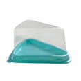 thumbnail image 1 of 6-Inch Disposable Cheesecake/Tiramisu Container - Reusable Plastic Baking Box for Desserts/Catering (14x9x8cm), 1 of 6