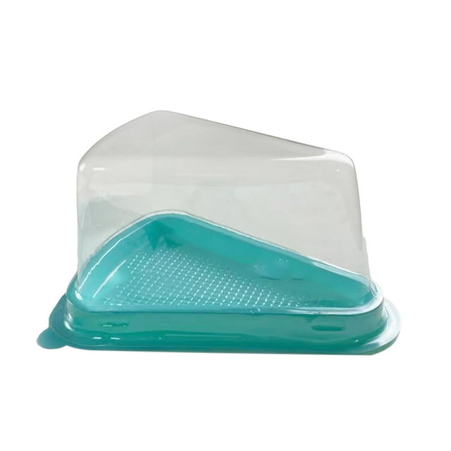 Contenant Jetable de 6 Pouces pour Gâteau au Fromage/tiramisu - Boîte de Cuisson en Plastique Réutilisable pour Desserts/traiteur (14x9x8 cm)