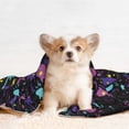 thumbnail image 4 of Pofeuu Colorful Guitar Print Puppy Blanket,Dog Blankets,Pet Blanket Cozy Cat Blankets for Indoor Cats, Fuzzy Pet Blanket for Kitten Doggy Dog Blankets-Small, 4 of 8