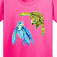 thumbnail image 4 of Inktastic Sea Turtles Swimming Together Youth T-Shirt, 4 of 5