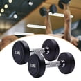 thumbnail image 1 of Mancuernas redondas, equipo de entrenamiento de fuerza, agarre cómodo, pesas de mano antideslizantes, entrenamiento de cuerpo completo para ejercicio, 25 kilos, 1 of 8