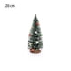 thumbnail image 3 of Injueey árbol de Navidad atmósferas temáticas en miniatura decoración de Navidad artesanía de plástico adorno de planta accesorio de Kits de decoración para fiestas 20 centímetros Injueey HA065040-03, 3 of 6