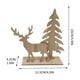 thumbnail image 3 of xihome Adorno navideño de reno de madera, hecho a mano, decoracin para chimenea., 3 of 8