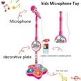 thumbnail image 5 of Blue Kids Karaoke Microphone with Adjustable Stand – Portable Musical Toy for Boys, Encourages Performance Skills & Creativity, Includes Mobile Phone Connection Cable, Battery-Operated (Batteries Not, 5 of 5