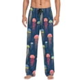 thumbnail image 7 of FORMRS Mens Pajama Pants with Pockets Cotton Sleepwear Lounge Bottoms Sizes S-2XL, Cartoon Jellyfish Pattern, 7 of 7