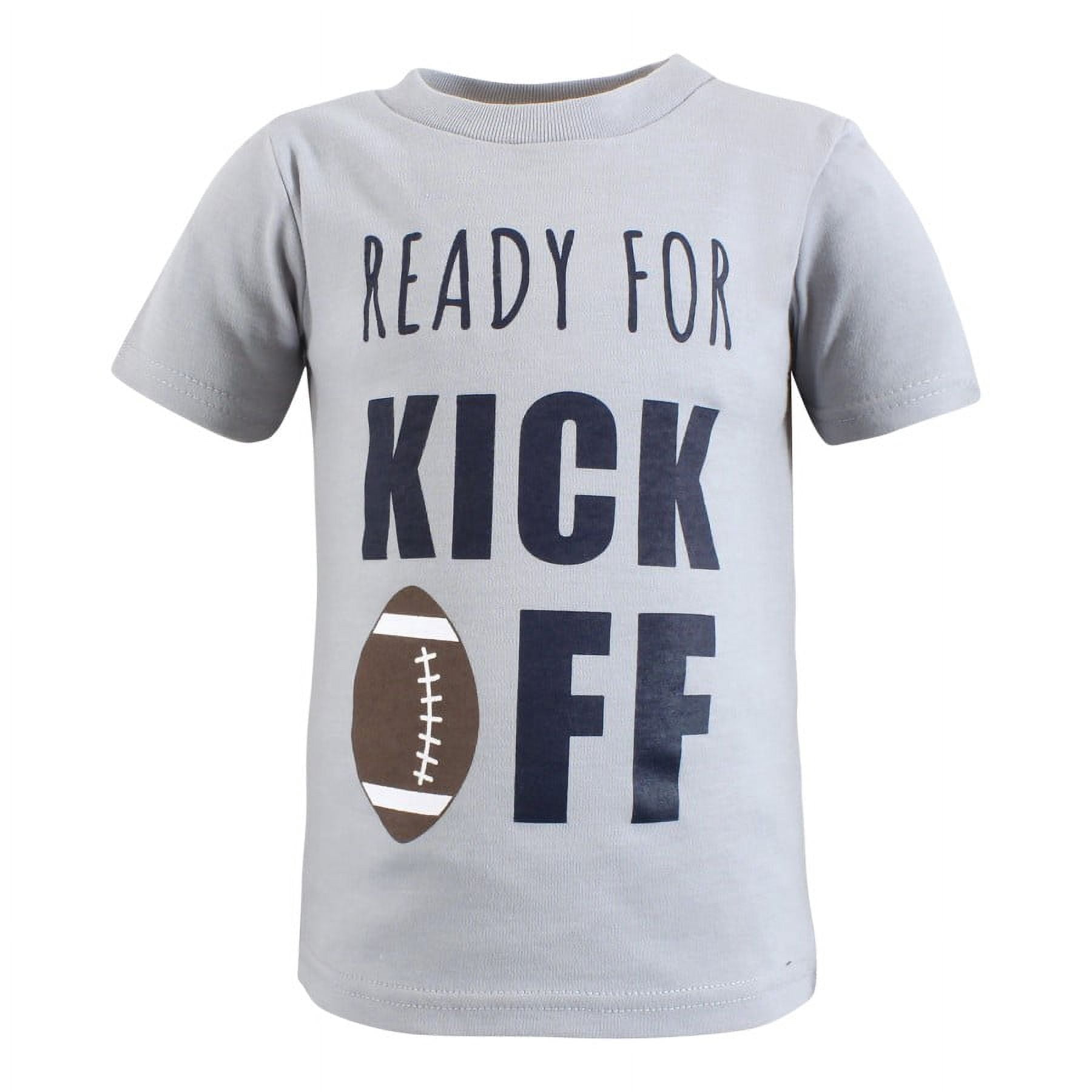 Lot De 5 T-shirts Manches Courtes Bébé Unisex - Imprimé Football