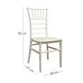 thumbnail image 2 of Ilios Innova | Set de 4 Sillas Festina de Polipropileno Blanco, Sillas Apilables para Eventos, Catering y Comedor, Resistentes a la Intemperie con Topes Antideslizantes, 2 of 9
