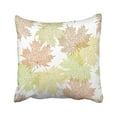 thumbnail image 1 of EREHome Colorful Fall Maple Leaf Orange Autumn Season Floral Drawing Color Continuity Copy Pillow Case Pillow Cover 20x20 inch Throw Pillow Covers, 1 of 1