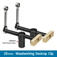 thumbnail image 3 of 2 Pack Woodworking Desktop Clip Stainless Steel Brass Fast Fixed Clip Clamp, 3 of 8