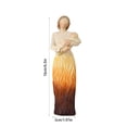 thumbnail image 3 of Fiudx Liquidación de ofertas flash Figuras familiares Estatuas de padre, madre e hijo, hija, regalo significativo para mamá, figura pintada a mano esculpida y hogareña para sala de estar, dormitorio,, 3 of 6