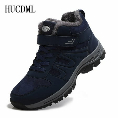 

2022 New Winter Men Boots Suede Warm Snow Women Boots Outdoor Work Casual Shoes Unisex High Top High-top Non-slip Ankle Boots