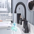 thumbnail image 6 of Tcbosik 4 inch Oil Rubbed Bronze Bathroom Sink Faucet with Pop-up Drain and Supply Hoses, Plastic Casting 2-Handle Faucet for Bathroom Sink Vanity RV, 6 of 9