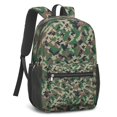 thumbnail image 5 of 17 Inch Lightweight Backpack,PVC Waterproof Oxford Fabric, Ergonomically Designed, with Large Capacity, Camouflage Print, 5 of 5