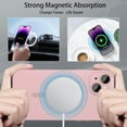 thumbnail image 3 of ELEHOLD Soft Shockproof Case for iPhone 15 6.1",Camera Lens Protector MagSafe Compatible Anti-Fingerprint Anti-Scratch Protective Shell iPhone 15 Silicone Cover,Pink, 3 of 5