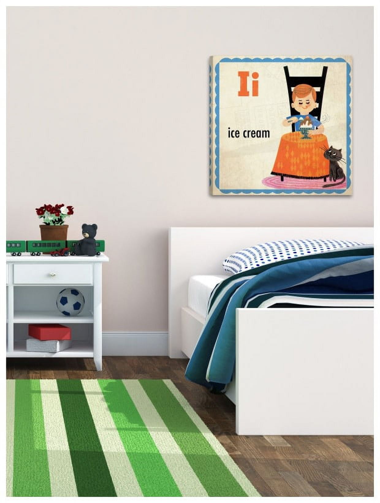 Marmont Hill "Ice Cream" by Curtis Painting Print on Canvas