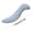 Blue, variant on HOARBOEG 43in Cotton Long Body Pillow with Removable Washable Cover, Breathable Maternity Pregnancy Support Hugging Pillow for Side Sleepers, Yellow Bed Backrest Cushion for Leg & Back Relief