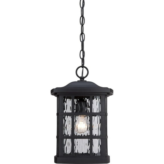 Quoizel SNN1909K Stonington Outdoor Lantern in Mystic Black