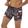 thumbnail image 2 of Sigee Merry Christmas for Men's Boxer Briefs,Moisture Wicking and Breathable X-Large, 2 of 9