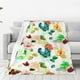 thumbnail image 1 of Fotbe Floral Vintage Manta de Franela Acolchonada con Estampado, Súper Suave y Esponjosa, Extra Grande para Sofá, Cama, Uso Todo el Año-60"x50", 1 of 7